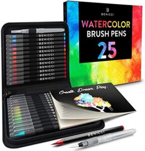 Benicci Watercolor Brush Pens