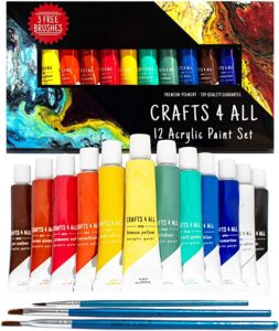 Acrylic Paint Set by Crafts 4 ALL